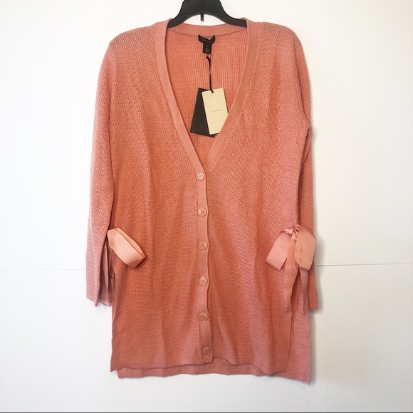 Halogen Sweaters - Halogen side tie cardigan